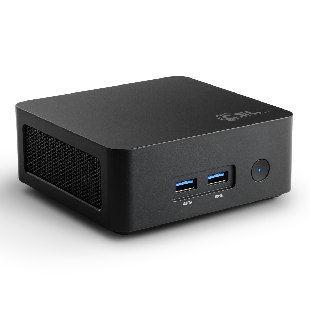 CSL Narrow Box Black Mini PC Intel® Processor N100, 16GB DDR4 RAM, 500GB M.2 NVMe SSD, Intel UHD Grafik, Windows 11 Pro