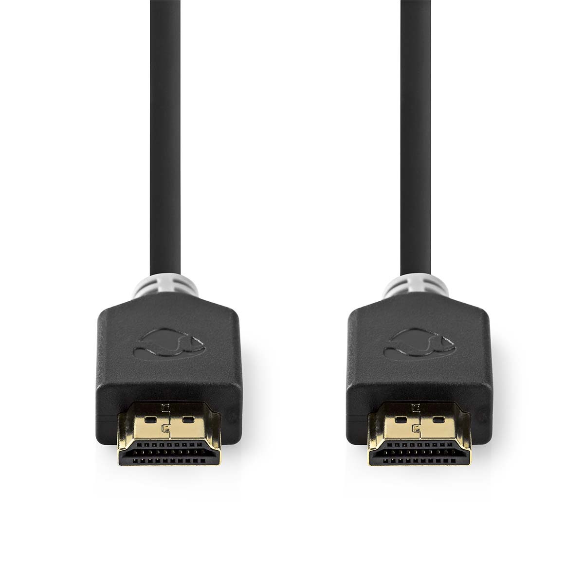 Nedis High Speed HDMI ™ Kabel mit Ethernet | HDMI™ Stecker | 4K@30Hz | ARC | 10.2 Gbps | 20.0 m | rund | PVC | Anthrazit | Verpackung mit Sichtfenster Kabel Produkt Bild 2