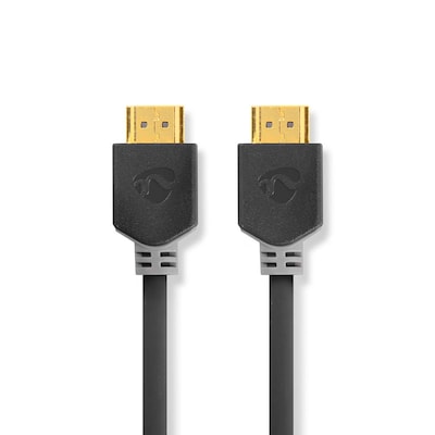 Nedis High Speed HDMI ™ Kabel mit Ethernet | HDMI™ Stecker | 4K@30Hz | ARC | 10.2 Gbps | 20.0 m | rund | PVC | Anthrazit...