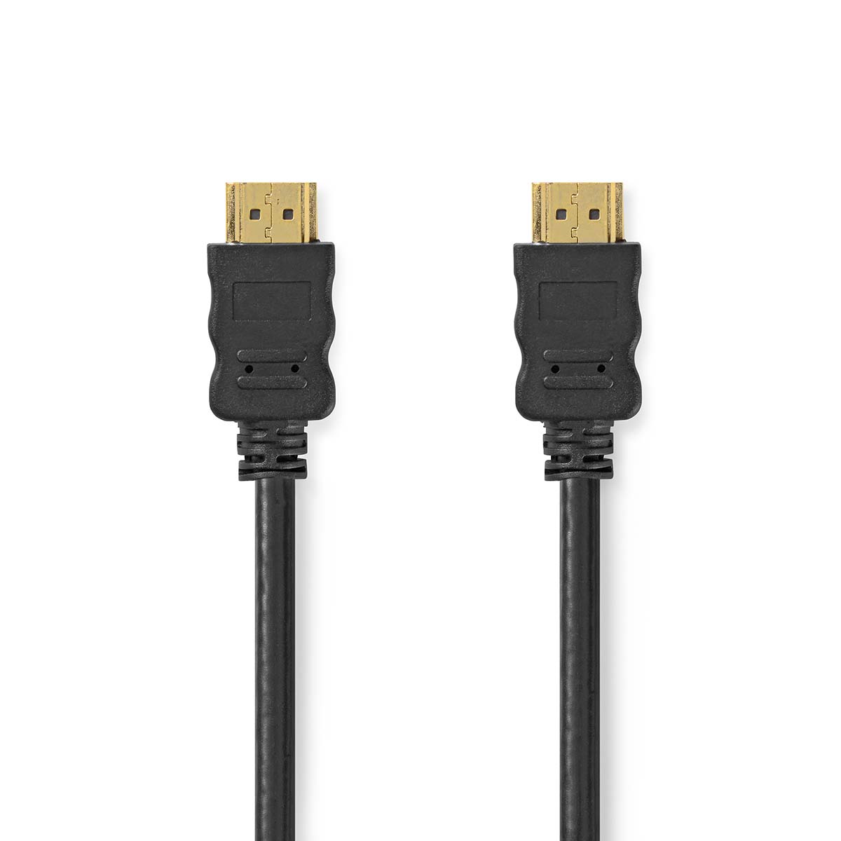 Nedis High-Speed 1,5m HDMI-Kabel mit Ethernet, vergoldet [Schwarz]