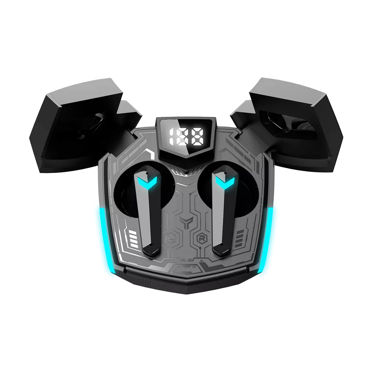 CANYON In-Ear Kopfhörer GTWS-2 Bluetooth 5.3, Berührungssteuerung, Gaming Black