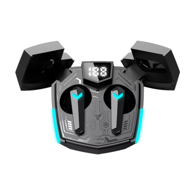 CANYON In-Ear Kopfhörer GTWS-2 Bluetooth 5.3, Berührungssteuerung, Gaming Black