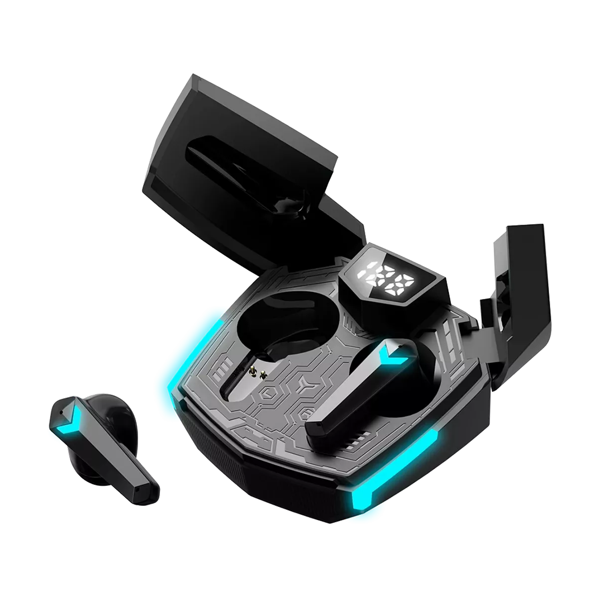 CANYON In-Ear Kopfhörer GTWS-2 Bluetooth 5.3, Berührungssteuerung, Gaming Black Kopfhörer Produkt Bild 2