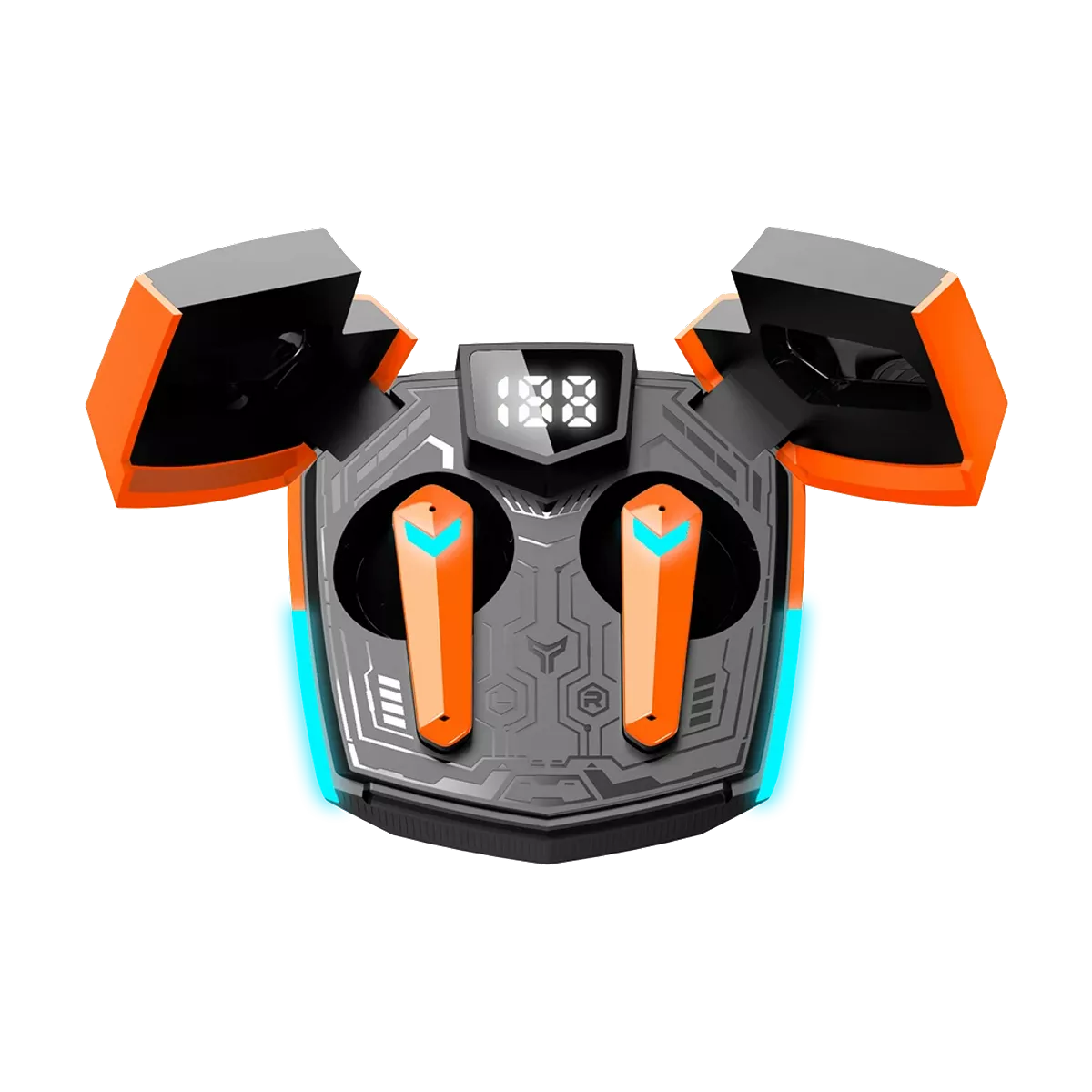 CANYON In-Ear Kopfhörer GTWS-2 Bluetooth 5.3, Berührungssteuerung, Gaming Orange