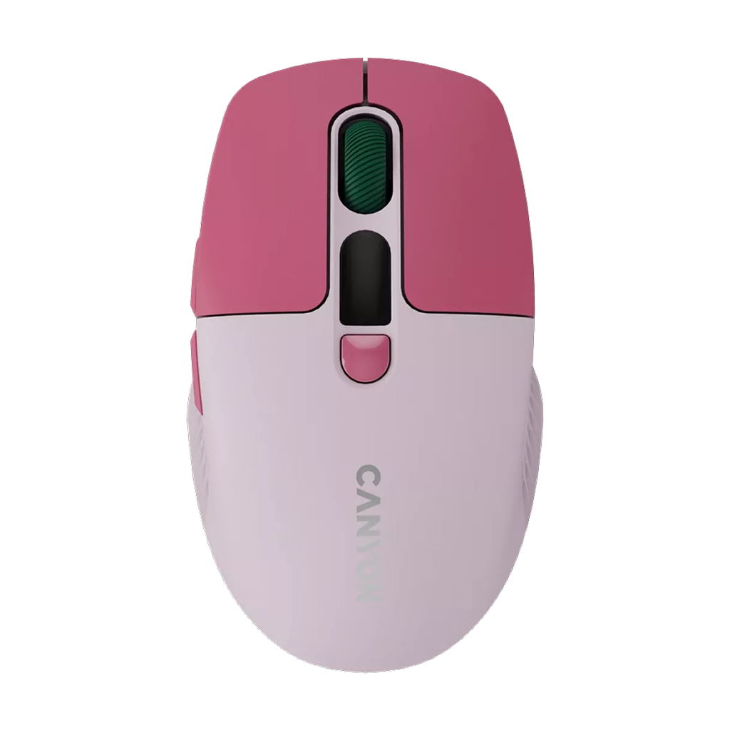 CANYON Mouse MW-26 LCD Silent Dual Mode Wireless pink