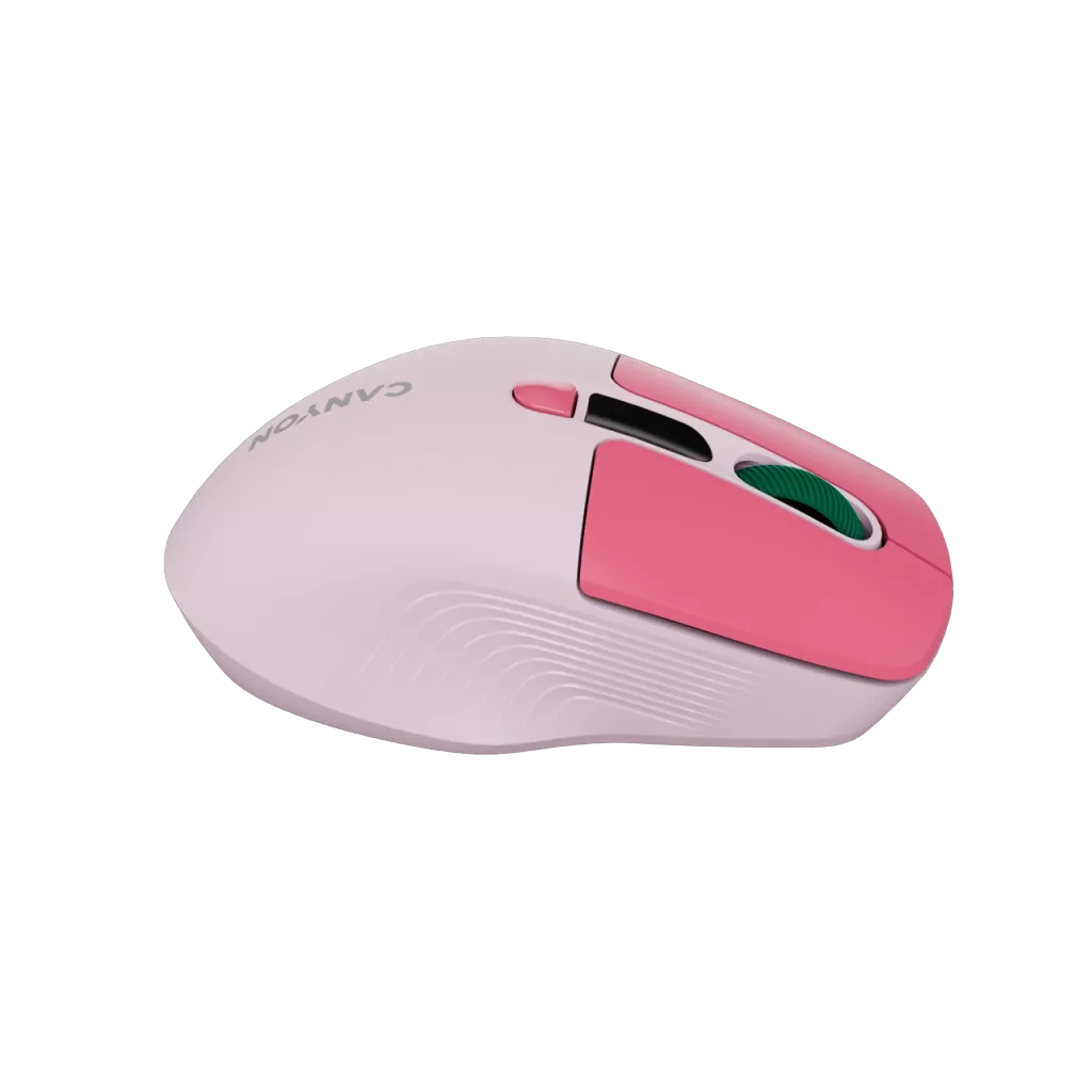 CANYON Mouse MW-26 LCD Silent Dual Mode Wireless pink Mäuse Produkt Bild 7