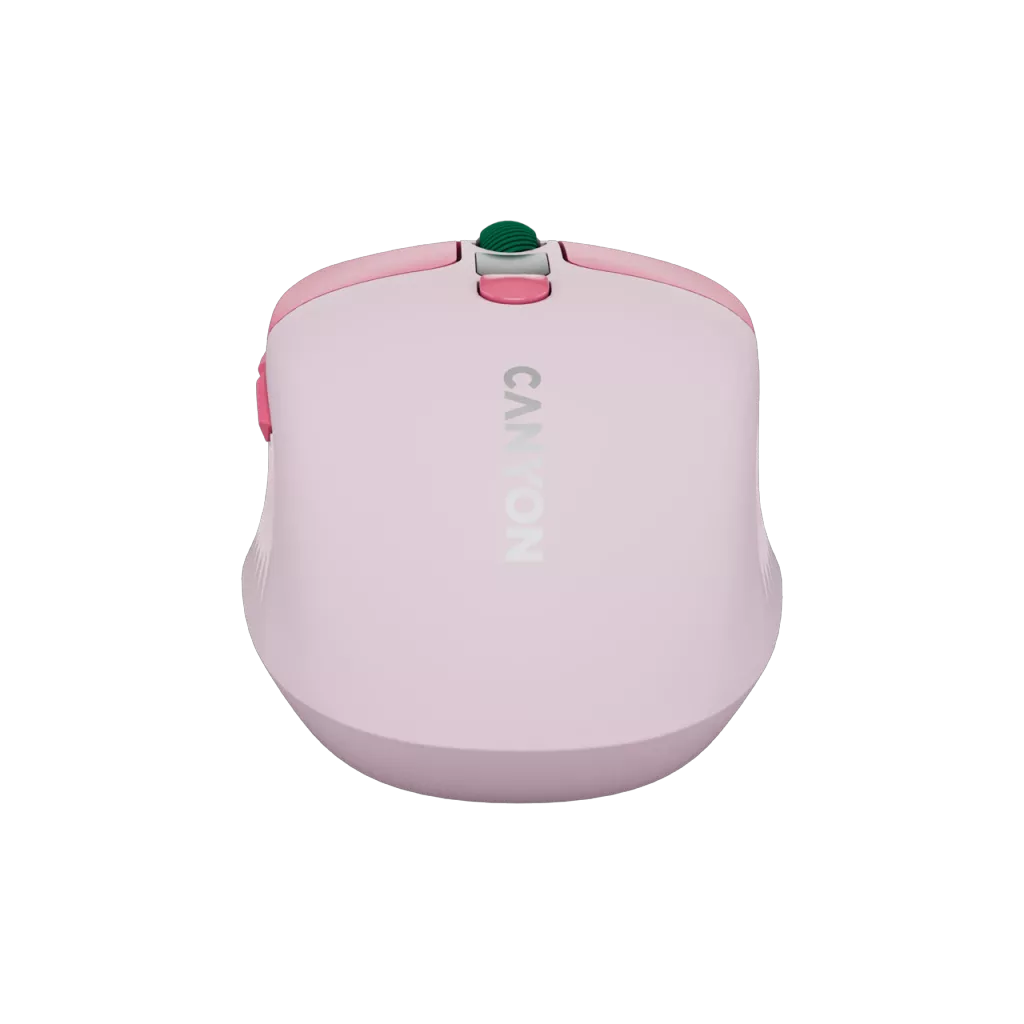CANYON Mouse MW-26 LCD Silent Dual Mode Wireless pink Mäuse Produkt Bild 8