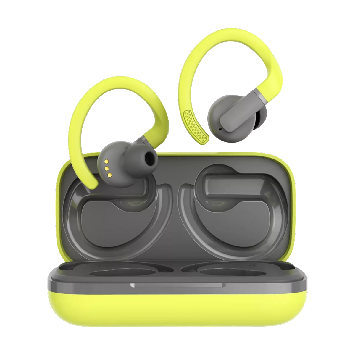 CANYON In-Ear Kopfhörer OnRun 11 Sport Wireless, Charge Green Bluetooth 5.4, Schweißresistent