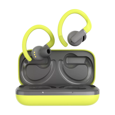 CANYON In-Ear Kopfhörer OnRun 11 Sport Wireless, Charge Green Bluetooth 5.4, Schweißresistent