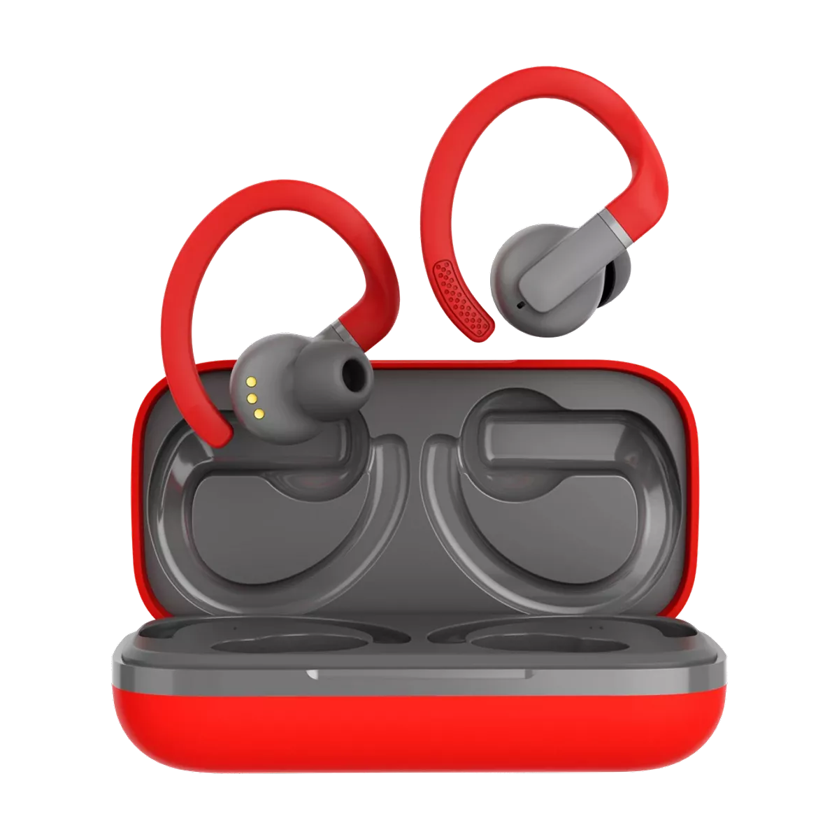 CANYON In-Ear Kopfhörer OnRun 11 Sport Wireless, Charge Red Bluetooth 5.4, Schweißresistent