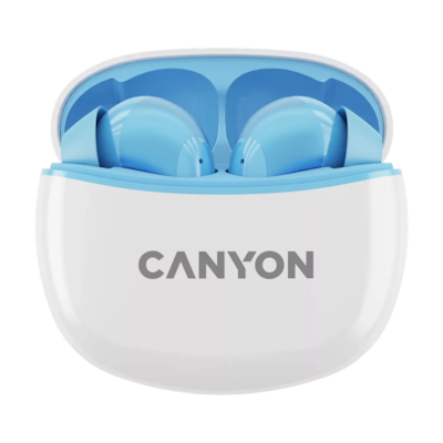 CANYON In-Ear Kopfhörer TWS-5, Blue Bluetooth 5.3, Berührungssteuerung, Ladeeingang: USB-C