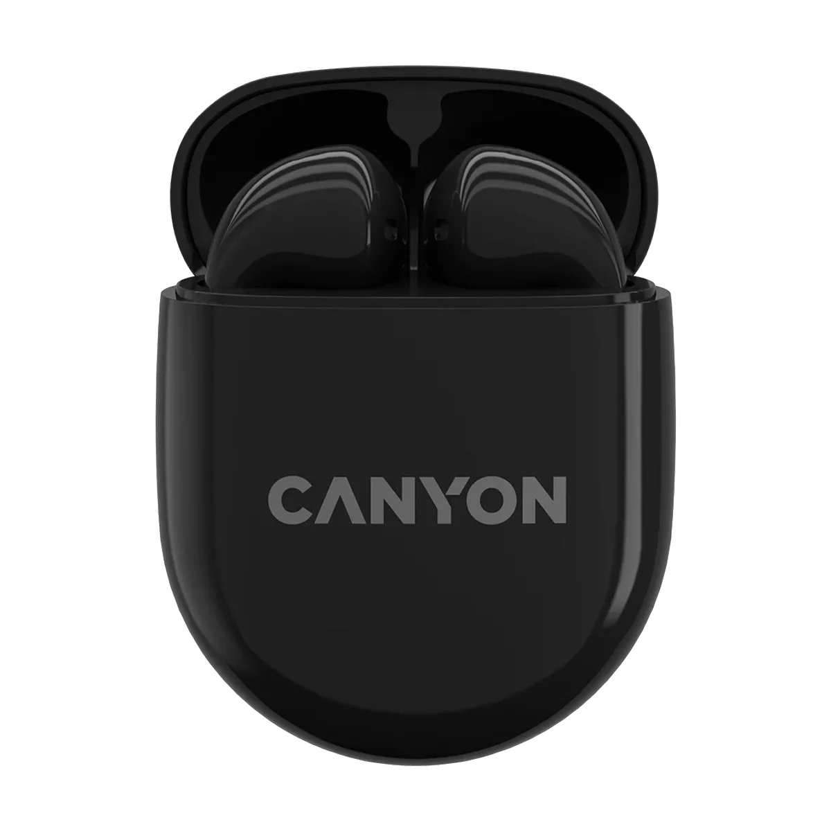 CANYON In-Ear Kopfhörer TWS-6, Black Bluetooth 5.3, Berührungssteuerung