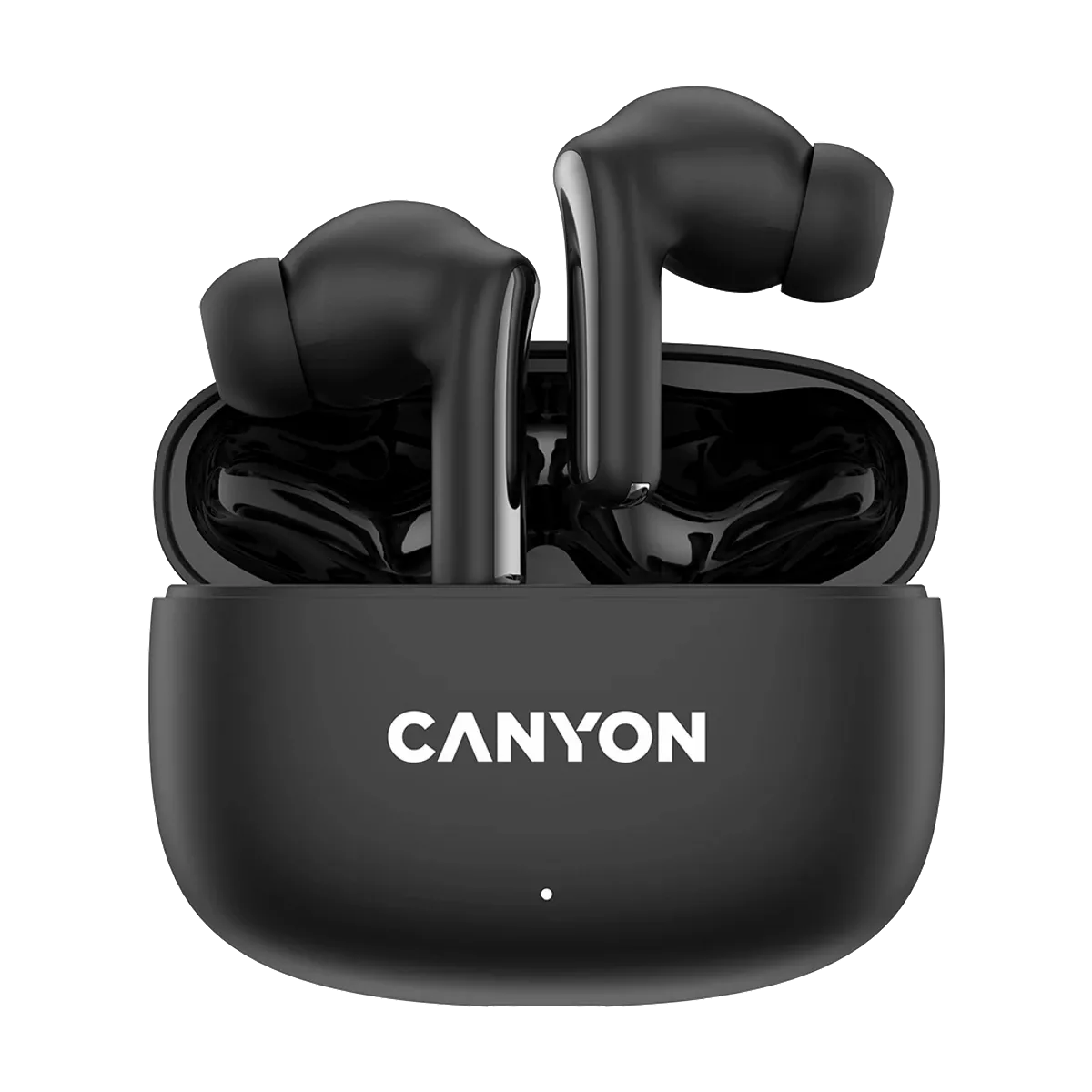 CANYON In-Ear Kopfhörer OnGo 9, Black Bluetooth 5.3, Umgebungsgeräuschunterdrückung, Vier Mikrofone