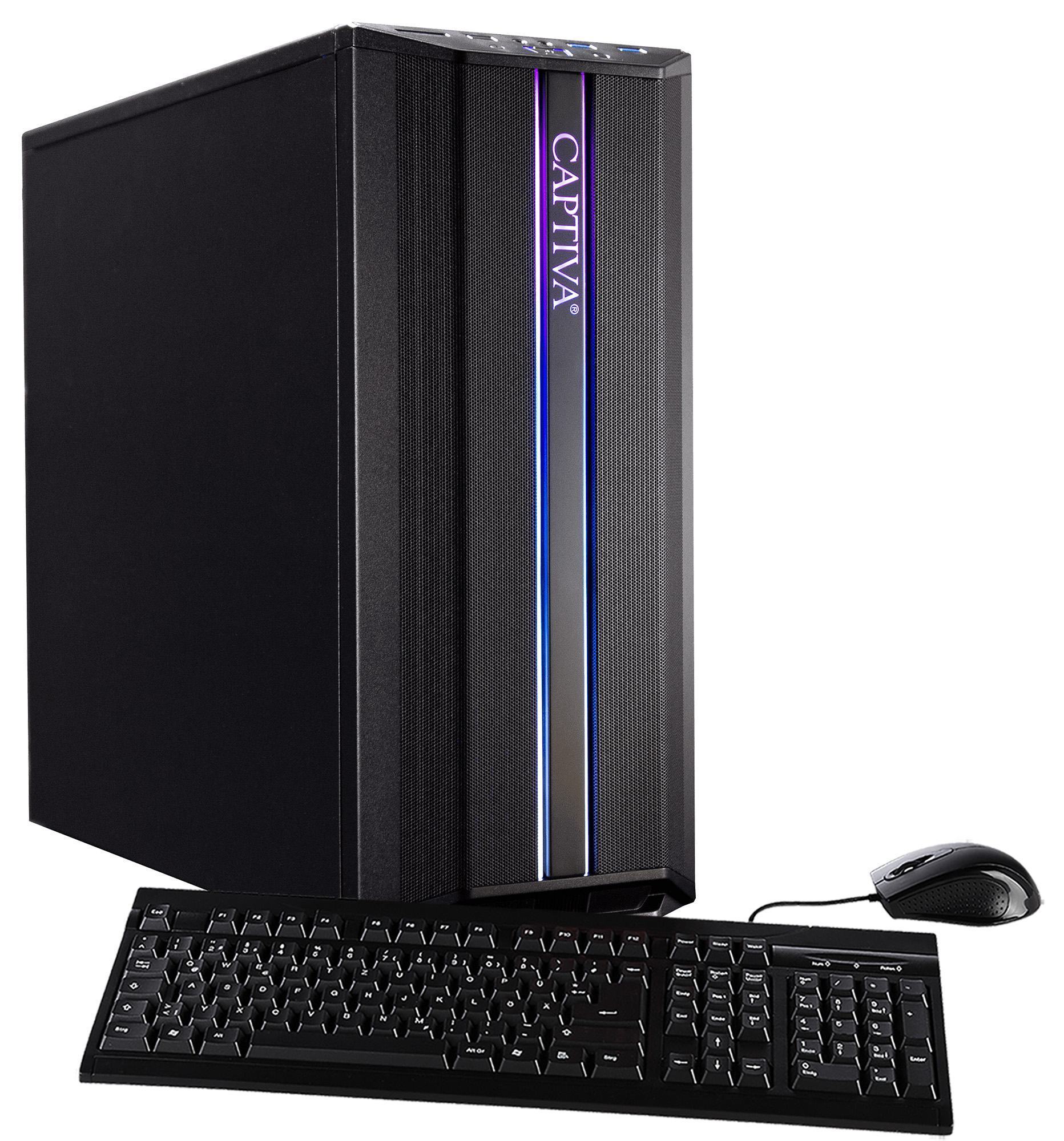 Thumbnail - Captiva Advanced Gaming PC R69-338 AMD Ryzen 5 5500, 32GB RAM, 500GB SSD, GeForce RTX 3050, oOS