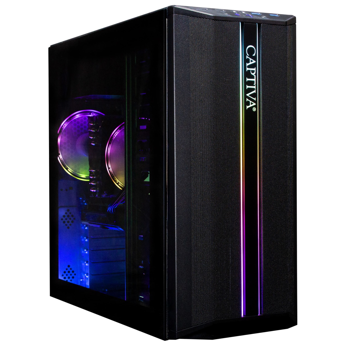 Captiva Advanced Gaming PC I68-885 - Intel Core i5-12400F, 16GB RAM, 500GB SSD, NVidia GeForce RTX 3050 8GB, B660, Windo...