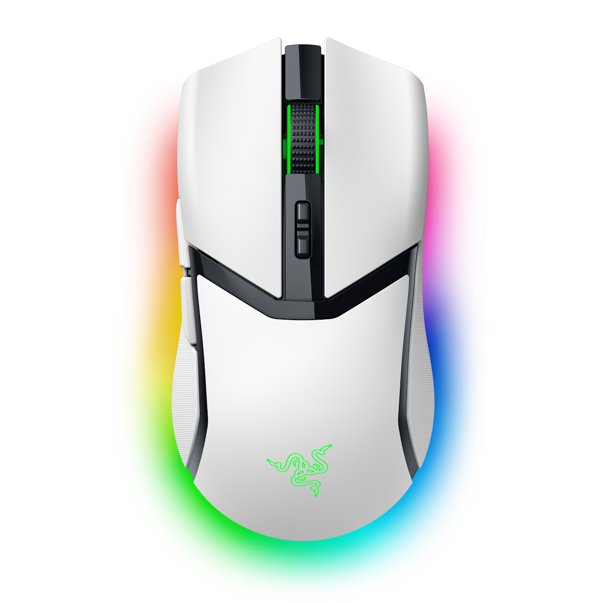 Razer Cobra Pro Weiß kabellose Gaming Maus - 77g Leichtbauweise, Razer Focus 30k Sensor, 11 Zonen Chroma Beleuchtung, we...