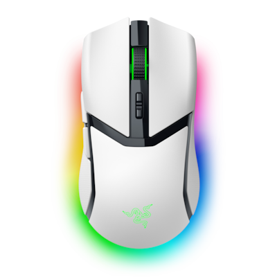 Razer Cobra Pro Weiß kabellose Gaming Maus - 77g Leichtbauweise, Razer Focus 30k Sensor, 11 Zonen Chroma Beleuchtung, we...
