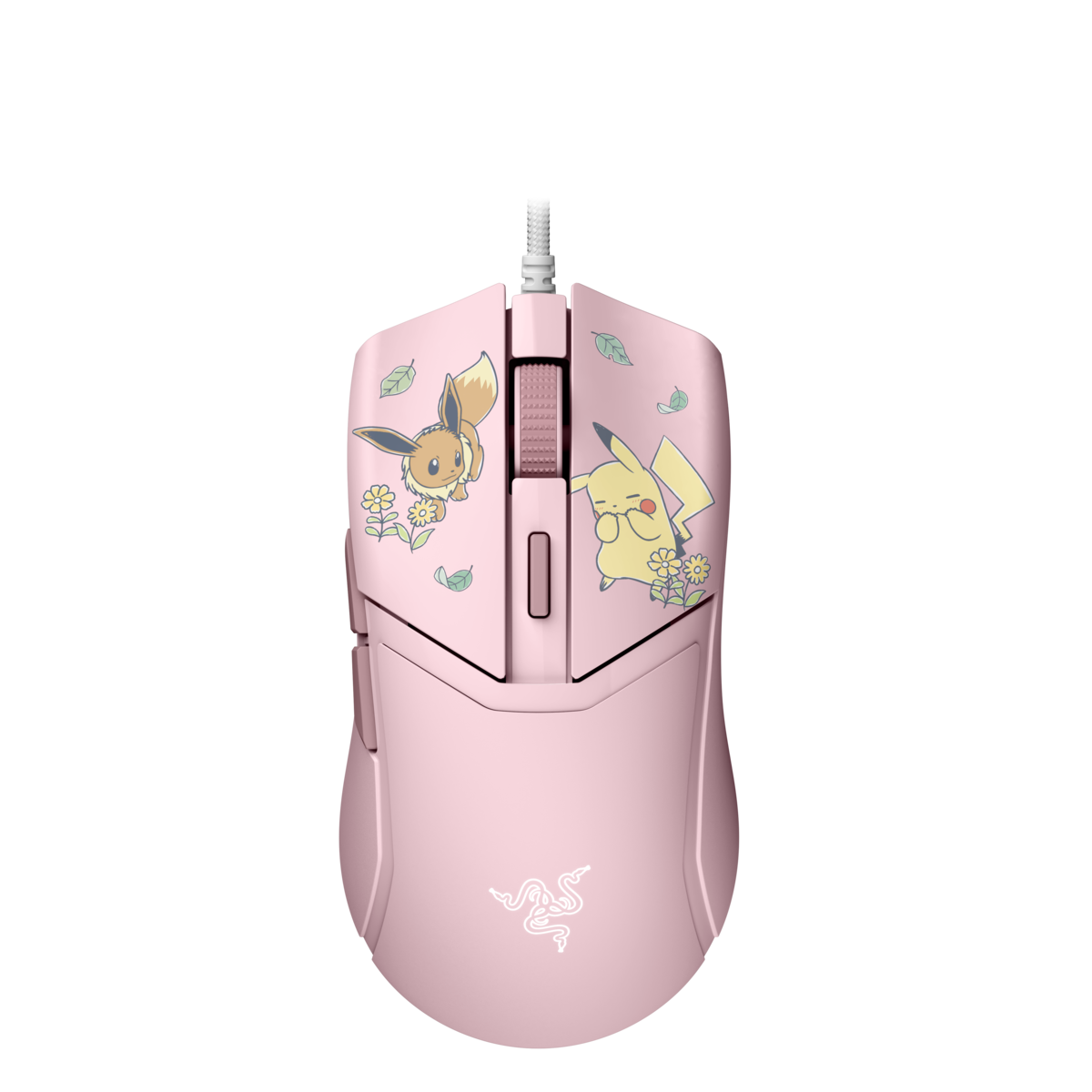 Razer Cobra Gaming Maus - Pikachu & Evoli Edition kabelgebundene Gaming Maus im Pokémon Pikachu & Evoli Design