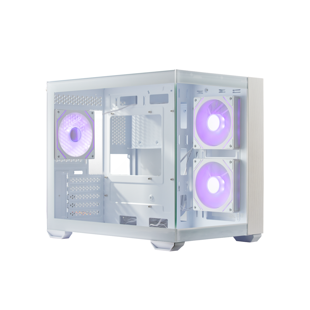 Cooler Master Elite 481 Wood - Gehäuse - Tower - Weiß