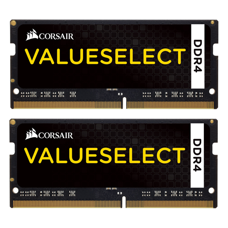 Corsair ValueSelect 16GB Kit (2x8GB) DDR4-2133 CL15 SO-DIMM Arbeitsspeicher