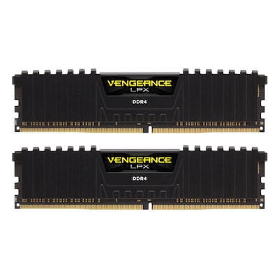 Corsair Vengeance LPX Schwarz 16GB Kit (2x8GB) DDR4-4000 CL18 DIMM Arbeitsspeicher, optimiert für AMD