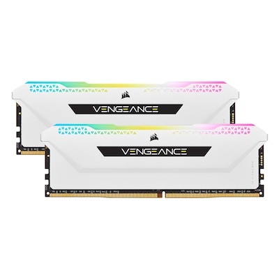 Corsair Vengeance RGB Pro SL Weiß 32GB Kit (2x16GB) DDR4-3200 CL16 DIMM Arbeitsspeicher