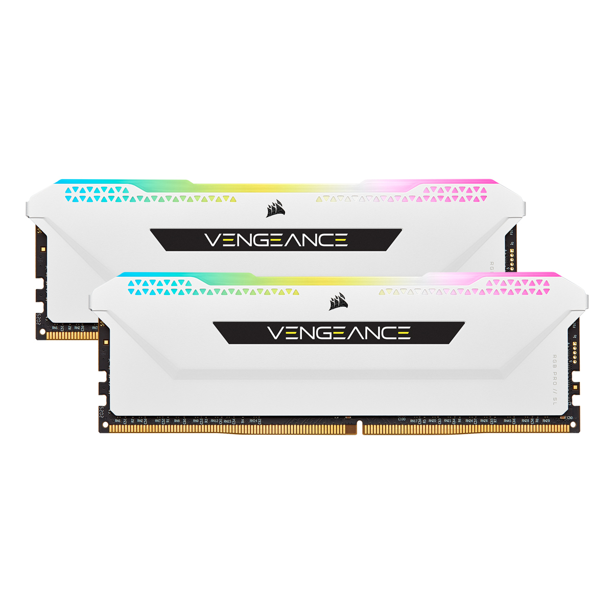 Image of Corsair Vengeance RGB Pro SL Weiß 32GB Kit (2x16GB) DDR4-3200 CL16 DIMM Arbeitsspeicher