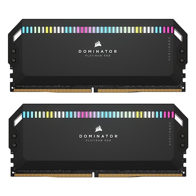 Thumbnail - Corsair Dominator Platinum RGB 32GB Kit (2x16GB) DDR5-5200 CL40 DIMM Arbeitsspeicher