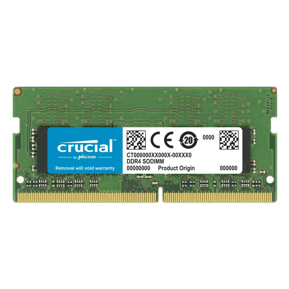 Crucial 64GB Kit (2x 32GB) DDR4-3200 CL22 SO-DIMM Arbeitsspeicher Arbeitsspeicher Produkt Bild 2