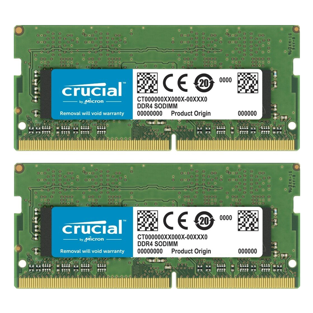 Crucial 32GB Kit (2x16GB) DDR4-3200 CL22 SO-DIMM Arbeitsspeicher