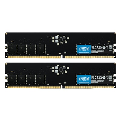 Thumbnail - Crucial 32GB Kit (2x16GB) DDR5-5600 CL46 DIMM Arbeitsspeicher