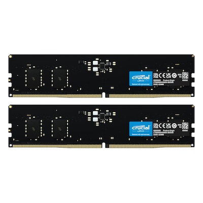 Thumbnail - Crucial 16GB Kit (2x8GB) DDR5-5600 CL46 DIMM Arbeitsspeicher