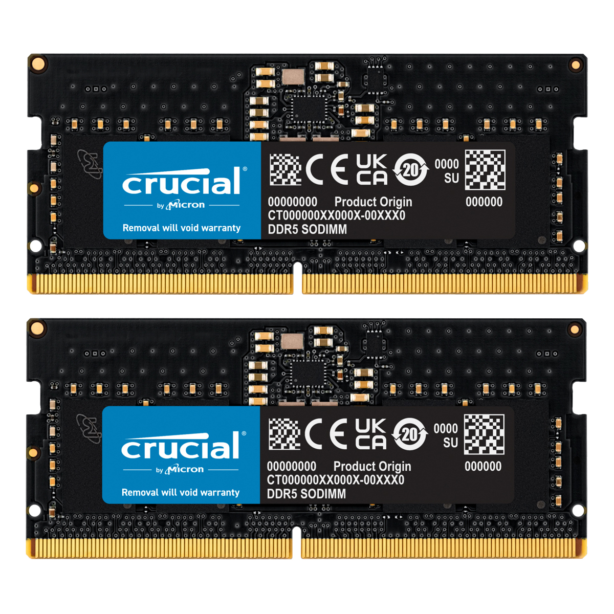 Crucial 16GB Kit (2x8GB) DDR5-5600 CL46 SO-DIMM Arbeitsspeicher