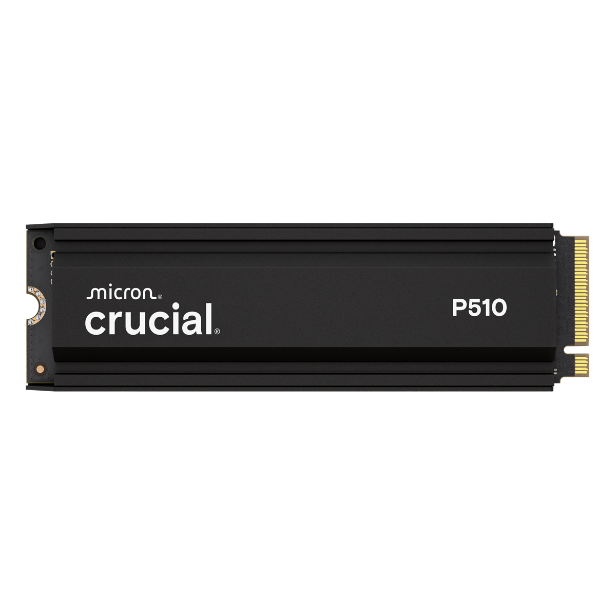 Crucial P510 Heatsink SSD 1TB M.2 2280 PCIe Gen5 NVMe Internes Solid-State-Module mit Kühlkörper