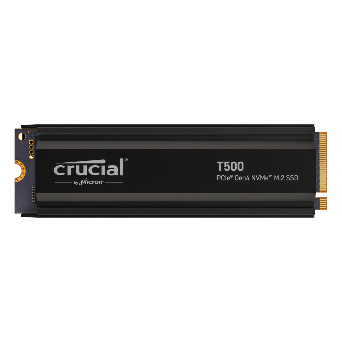 Crucial T500 SSD mit Kühlkörper 2TB M.2 PCIe Gen4 NVMe Internes Solid-State-Module