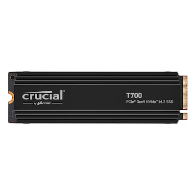 Crucial T700 SSD mit Kühlkörper 1TB M.2 PCIe Gen5 NVMe Internes Solid-State-Module