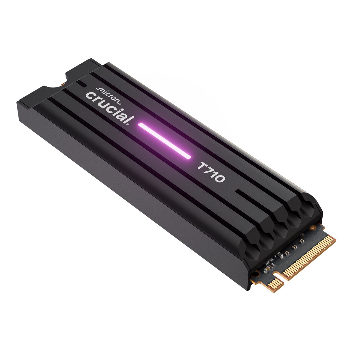 Crucial T710 Heatsink SSD 4TB M.2 2280 PCIe Gen5 NVMe Internes Solid ...