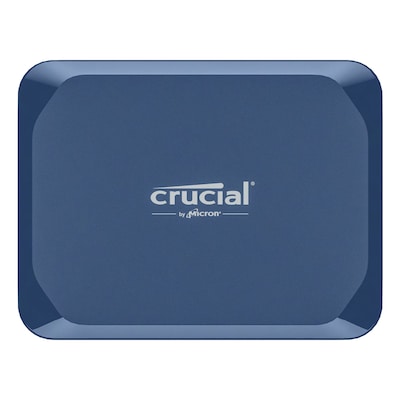 Crucial X10 Portable SSD 4TB Blau Externe Solid-State-Drive, USB 3.2 Gen 2x2