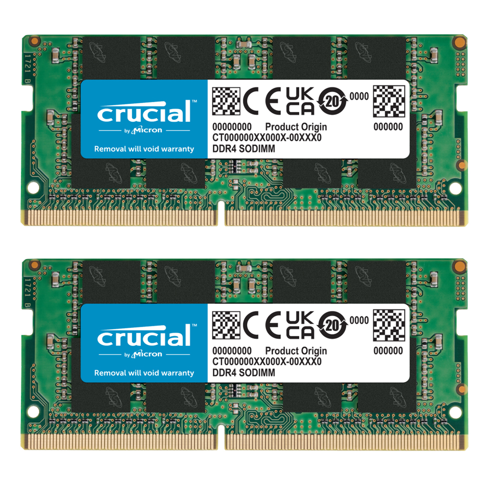 Crucial 16GB Kit (2x8GB) DDR4-3200 CL22 SO-DIMM