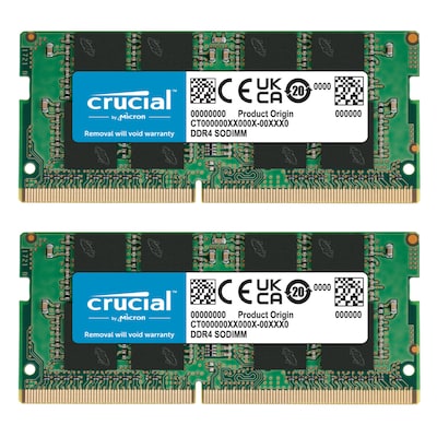 Crucial 16GB Kit (2x8GB) DDR4-3200 CL22 SO-DIMM