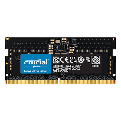 Thumbnail - Crucial 8GB DDR5-4800 CL40 SO-DIMM Arbeitsspeicher