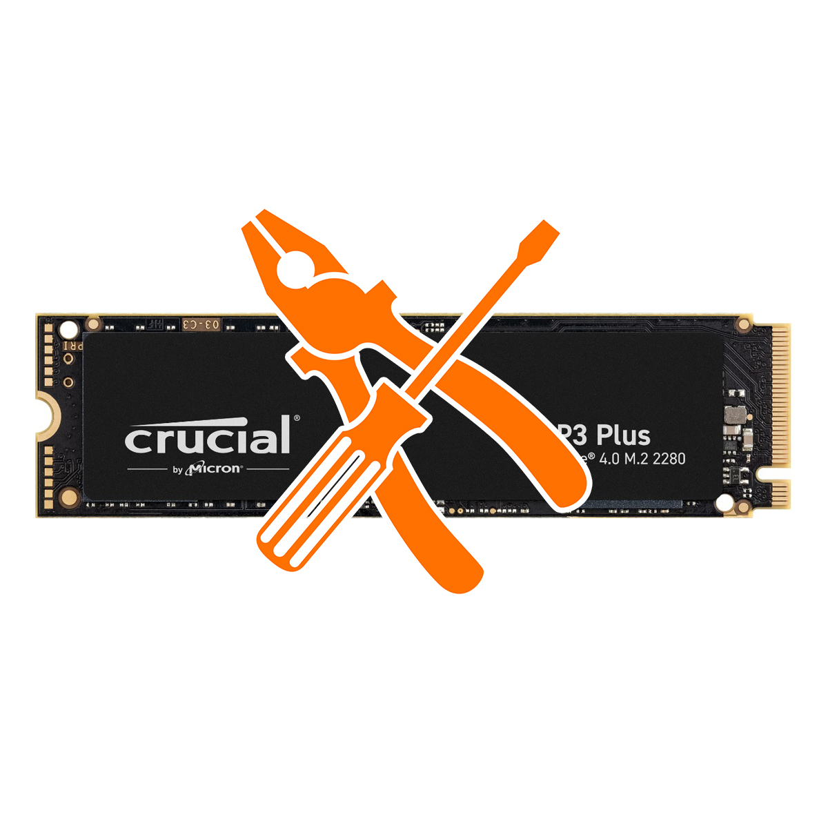 Upgrade 4TB Crucial P3 Plus SSD M.2 2280 PCIe Gen4 NVMe Internes Solid-State-Module