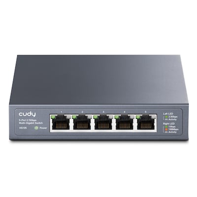Cudy HS105 Netzwerk-Switch 5-Port, Unmanaged, 5x 2.5 Gigabit RJ45