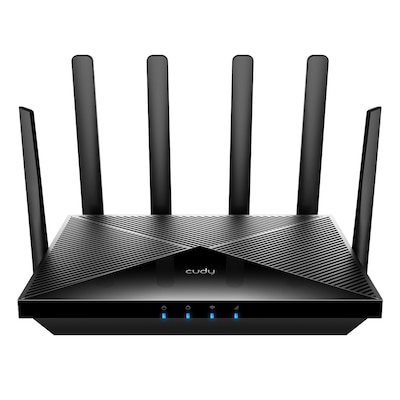 Cudy P5 5G WiFi 6 Router 5G, bis zu 3,4 Gbit/s (DL), WLAN AX Dualband, bis zu 3.000 Mbit/s, 4x Gigabit LAN