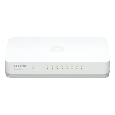 D-Link GO-SW-8G/E Netzwerk-Switch Unmanaged Gigabit Ethernet (10/100/1000) Weiß
