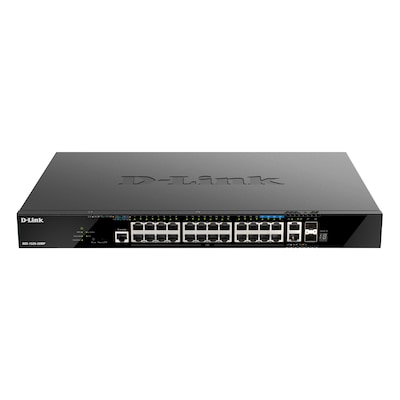 D-Link DGS-1520-28MP Smart Managed Switch 20x Gigabit, 4x 2.5 Gbit/s und 2x 10 Gbit/s Ethernet, 2x 10 Gbit/s SFP+