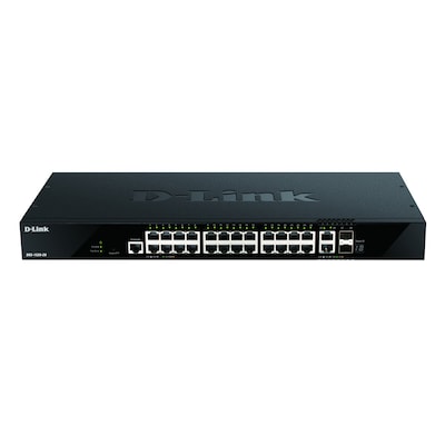D-Link DGS-1520-28/E Netzwerk-Switch Managed L3 10G Ethernet (100/1000/10000) 1U Schwarz