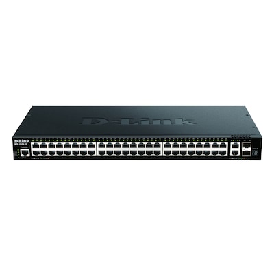 D-Link DGS-1520-52/E Netzwerk-Switch Managed L3 10G Ethernet (100/1000/10000) 1U Schwarz
