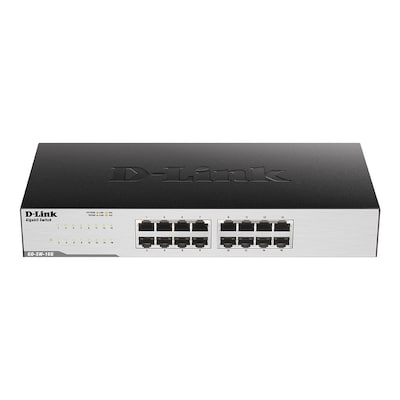 D-Link GO-SW-16G/E Easy Desktop Gigabit 16-Port Switch (1000 Mbit/s, Auto MDI/MDIX, Auto-Negotiation)