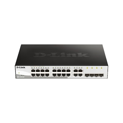 D-Link DGS-1210-20 Managed L2 Gigabit Ethernet (10/100/1000) 1U Schwarz